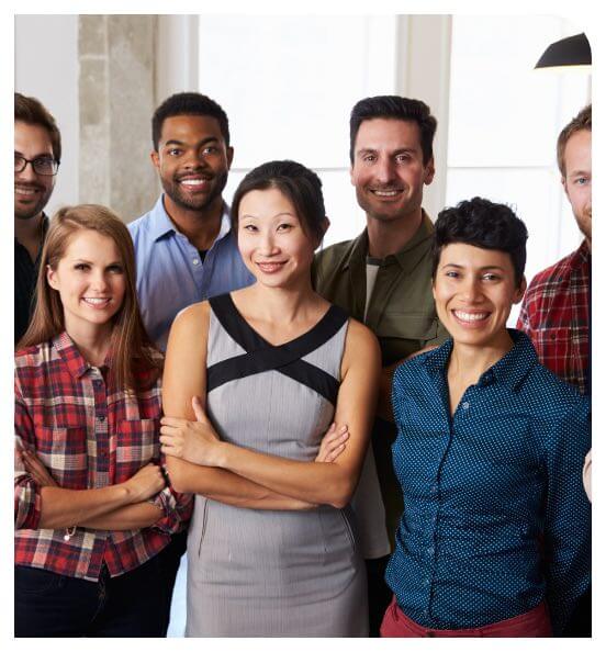 who we work with - group of people